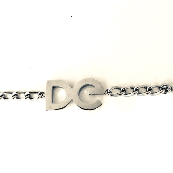Dolce & Gabbana | Swarovski Crystal Chain Link Silver Belt Vintage (Authentic) - Picture 5 of 8